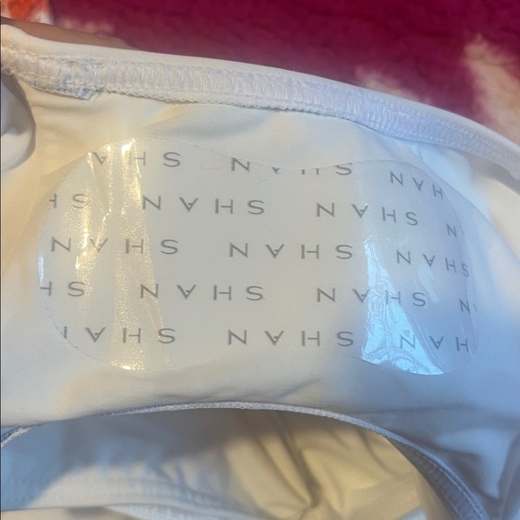 $311 SHAN Women's White Solid Intemporel High Neck One Piece Swimsuit Size 14 - Picture 8 of 8